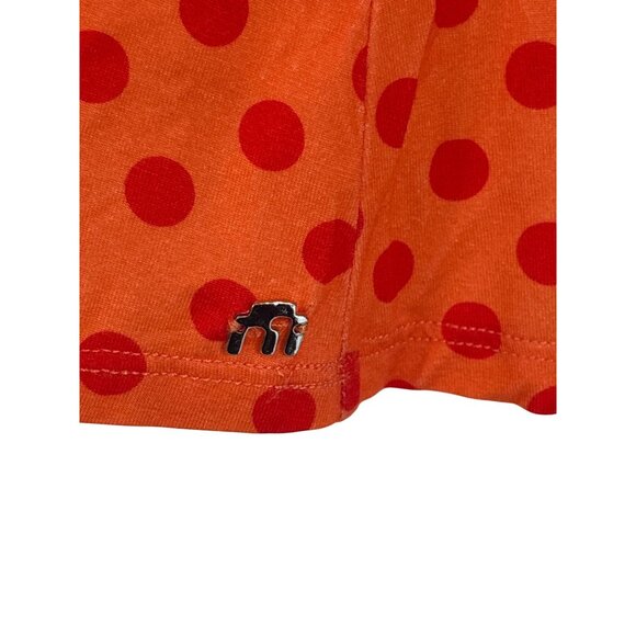 Miaou Amelia Top in Red Polka Dot Small New Womens Long Sleeve Tee - Picture 8 of 16